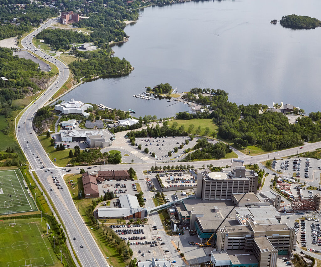 Hotel close to hospital Sudbury